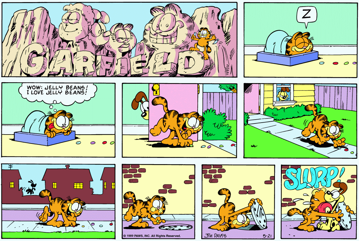 Garfield, May 21, 1989