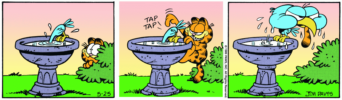 Garfield, May 25, 1989