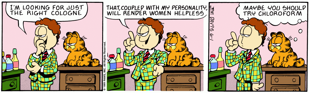 Garfield, June 1, 1989