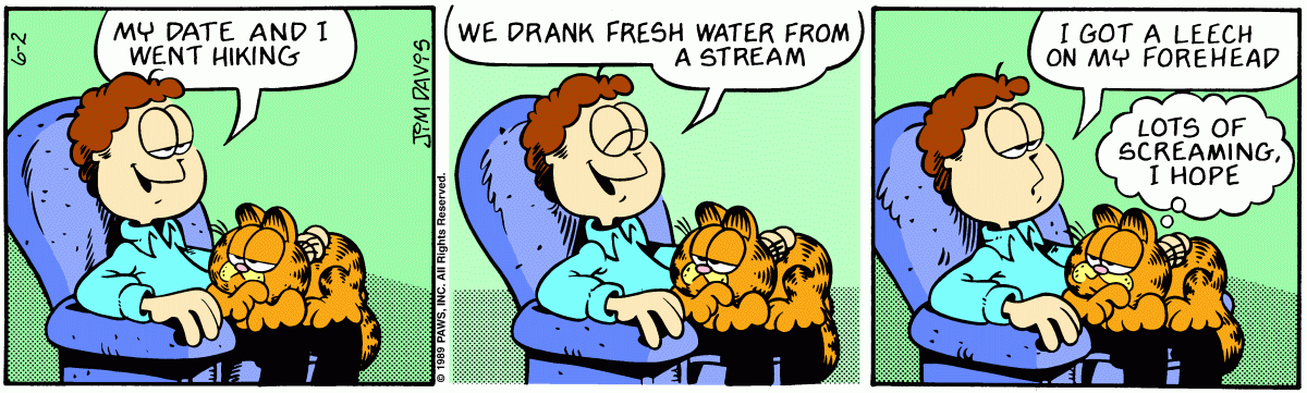 Garfield, June 2, 1989