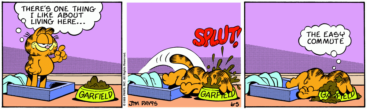 Garfield, June 5, 1989
