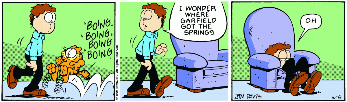 Garfield, June 8, 1989
