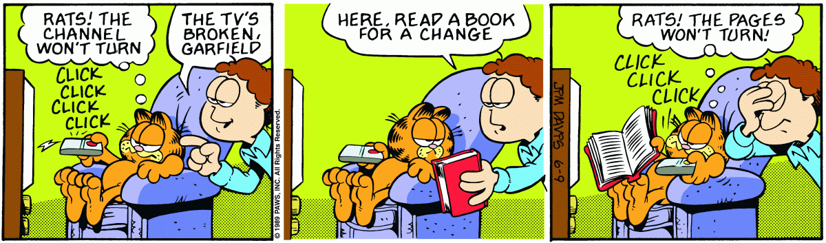 Garfield, June 9, 1989