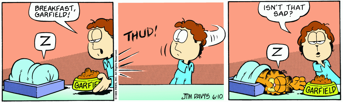 Garfield, June 10, 1989