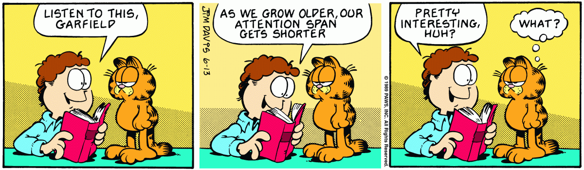 Garfield, June 13, 1989