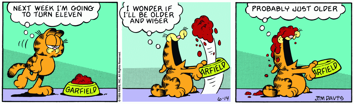 Garfield, June 14, 1989