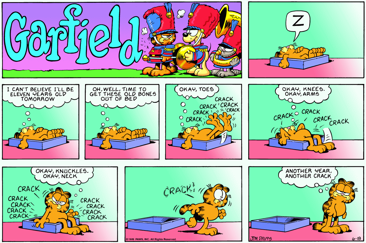 Garfield, June 18, 1989