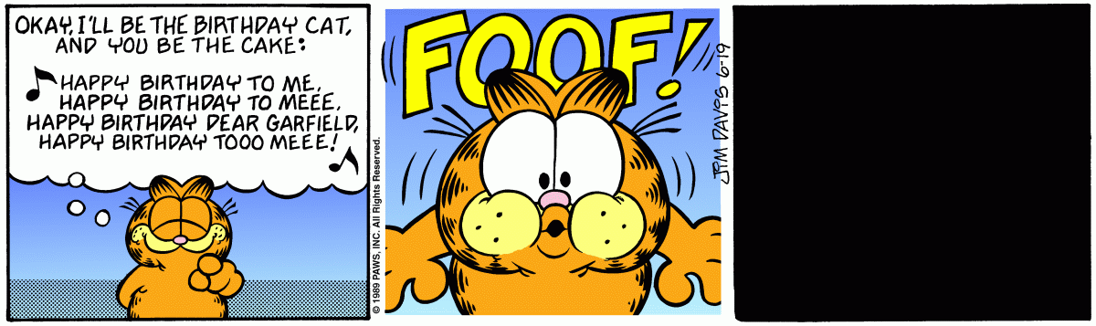 Garfield, June 19, 1989
