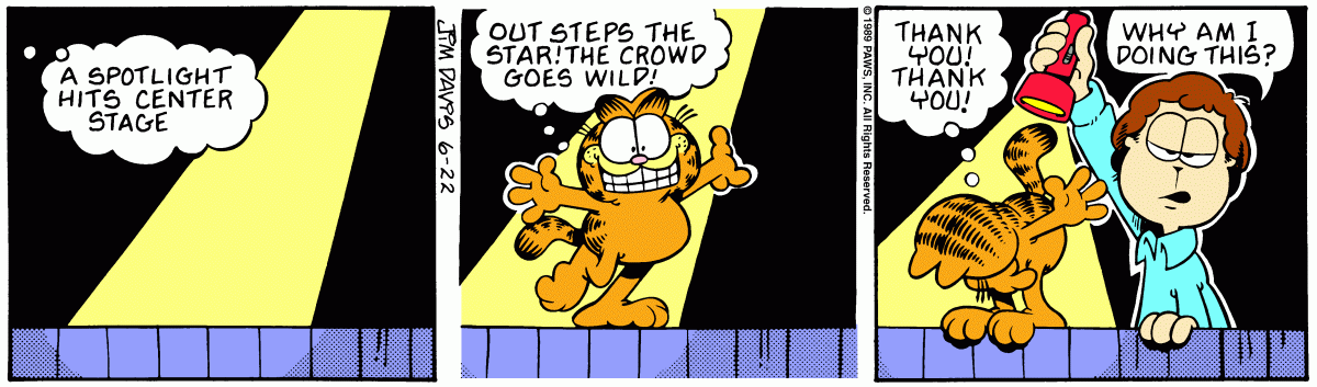 Garfield, June 22, 1989