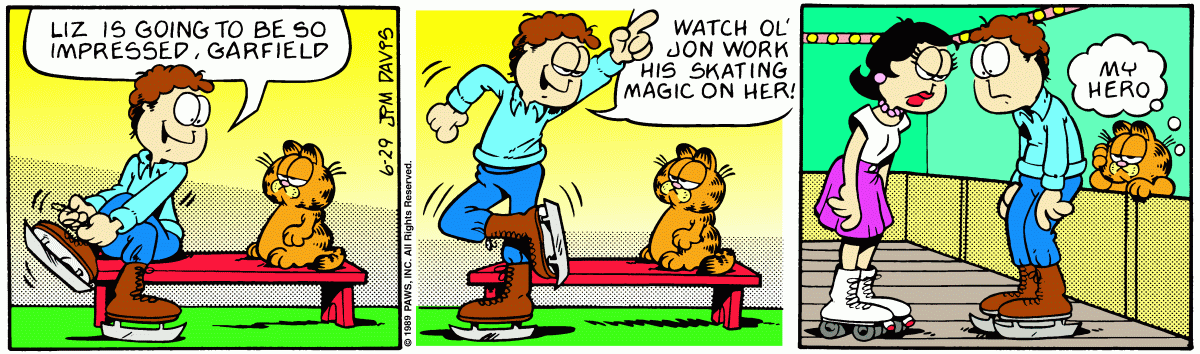 Garfield, June 29, 1989