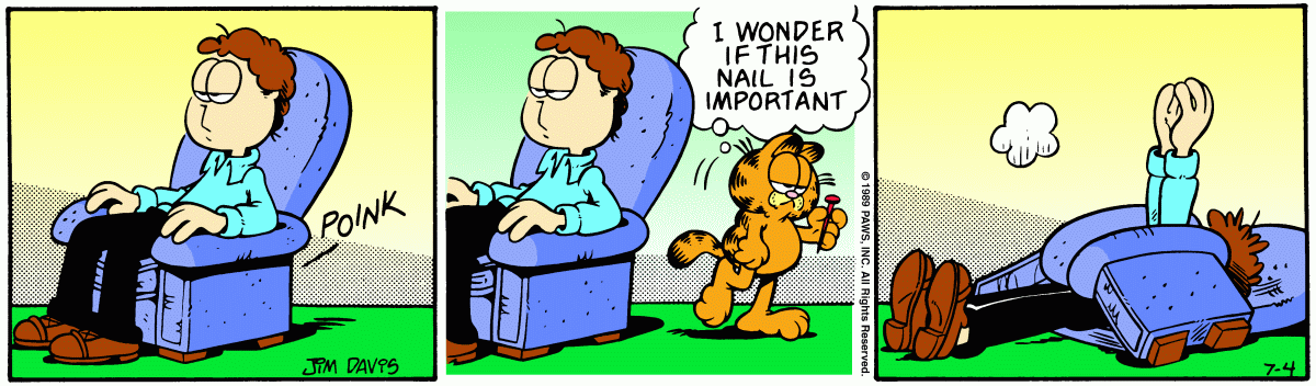 Garfield, July 4, 1989