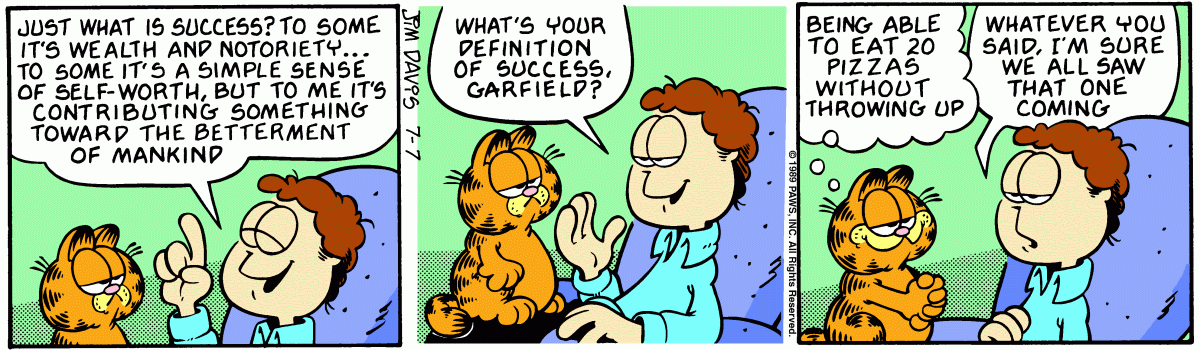 Garfield, July 7, 1989