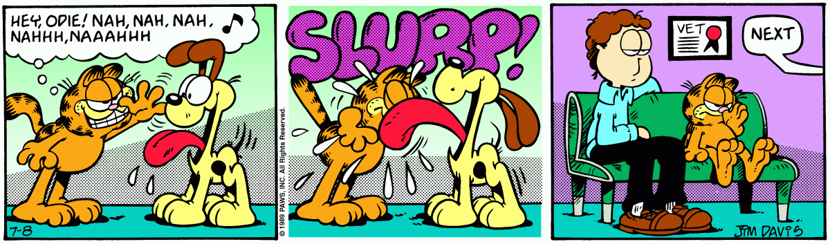 Garfield, July 8, 1989
