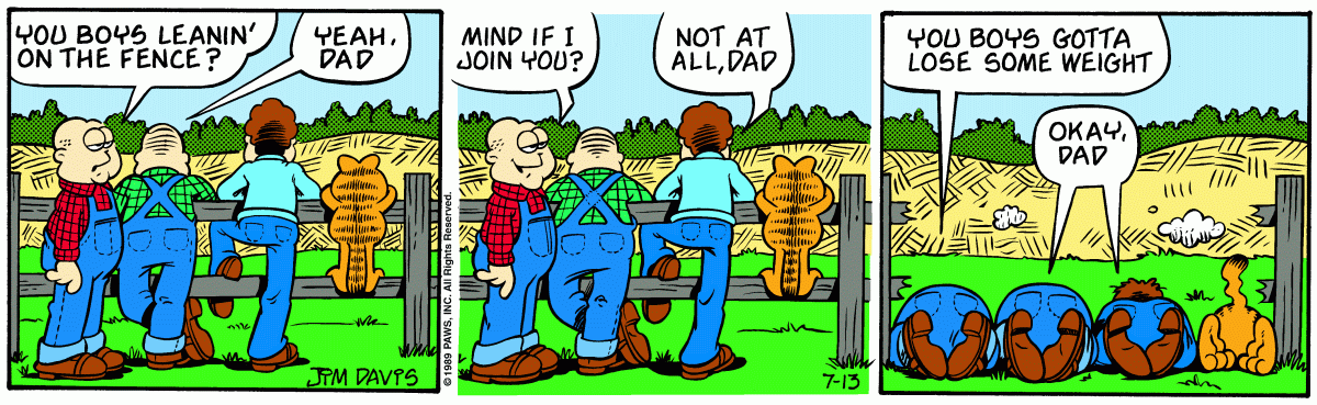 Garfield, July 13, 1989