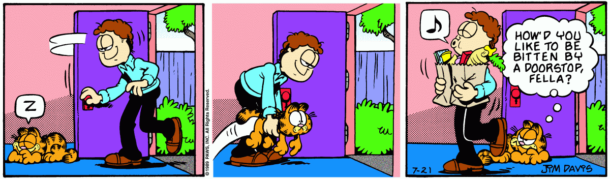 Garfield, July 21, 1989