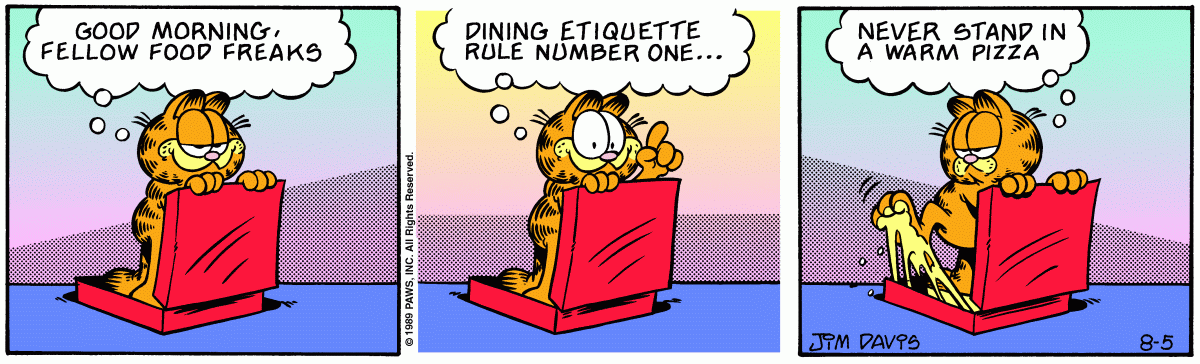 Garfield, August 5, 1989