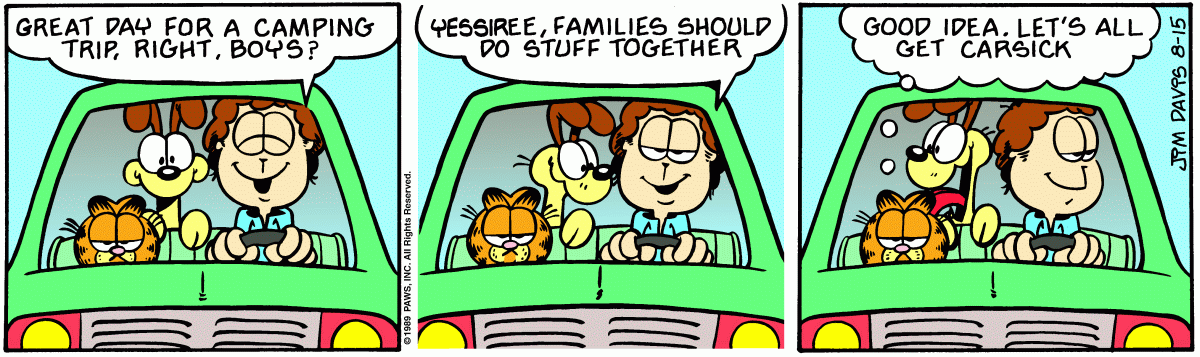 Garfield, August 15, 1989