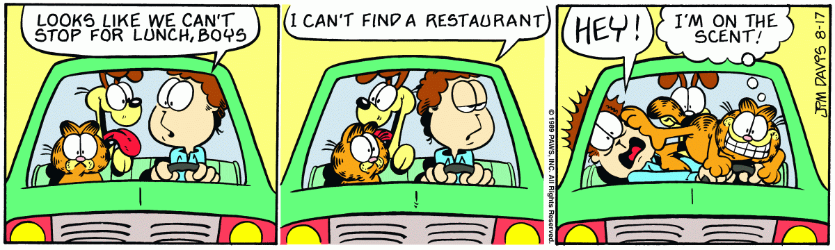 Garfield, August 17, 1989