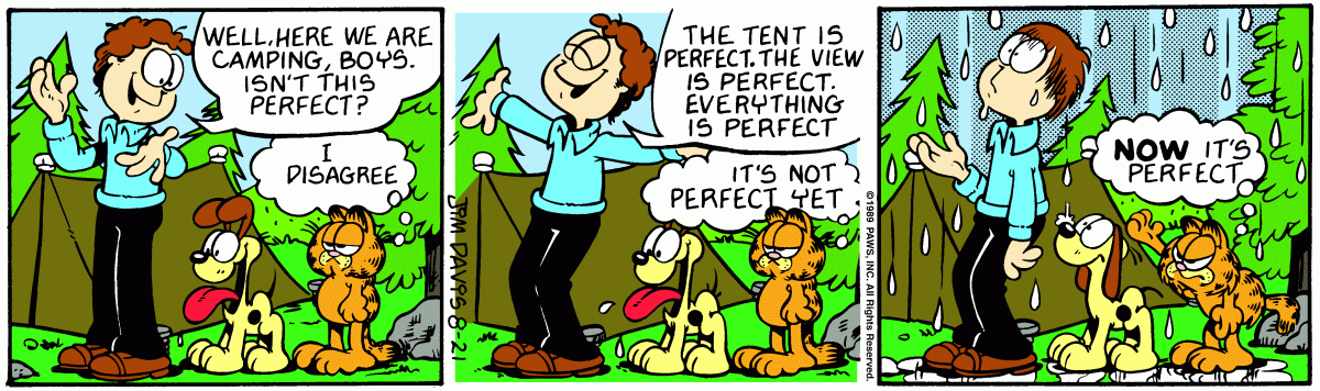 Garfield, August 21, 1989