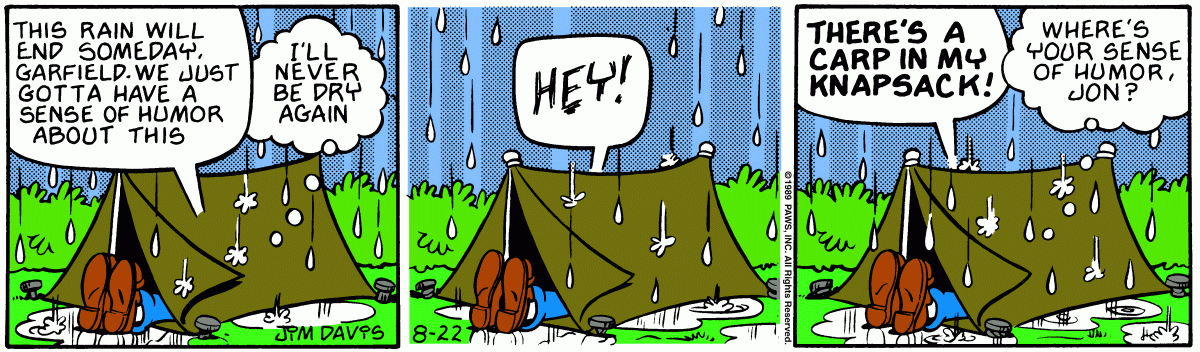 Garfield, August 22, 1989