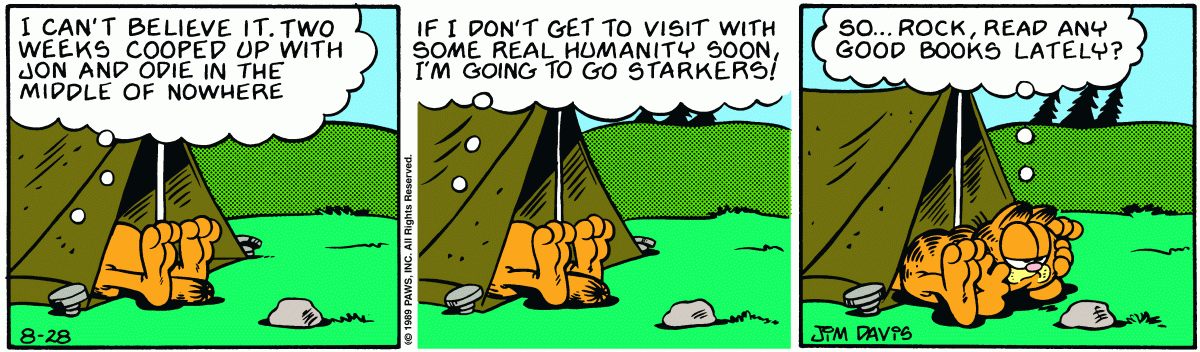Garfield, August 28, 1989