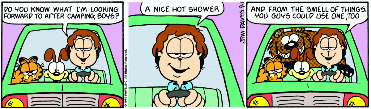 Garfield, September 1, 1989