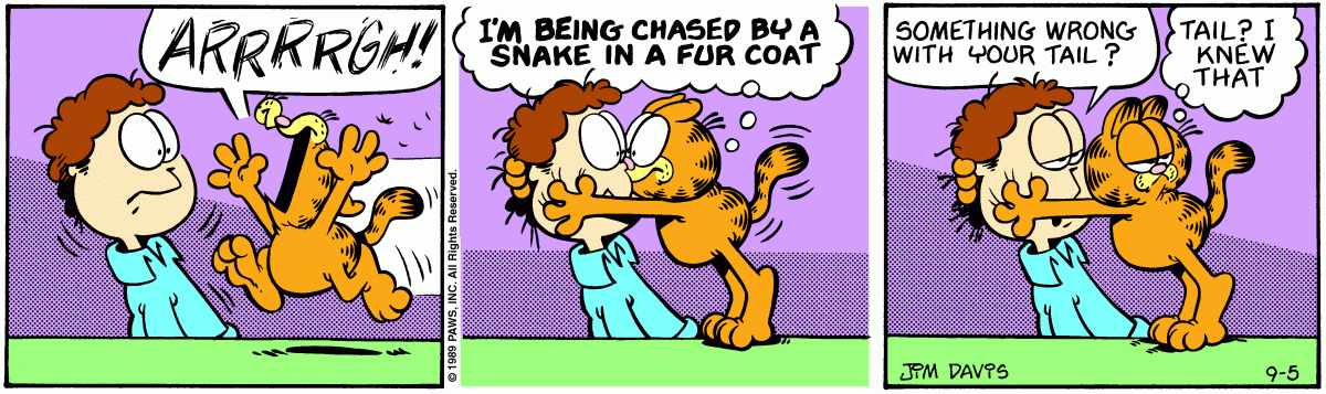Garfield, September 5, 1989
