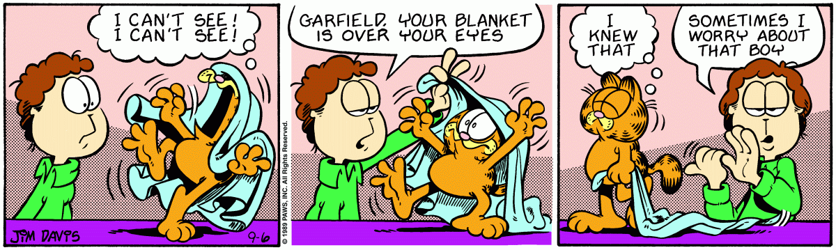 Garfield, September 6, 1989