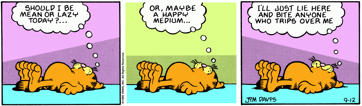 Garfield, September 12, 1989