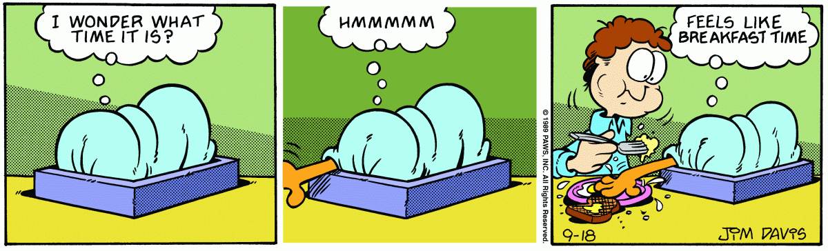 Garfield, September 18, 1989