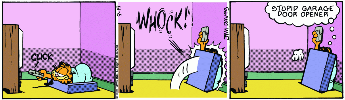 Garfield, September 19, 1989