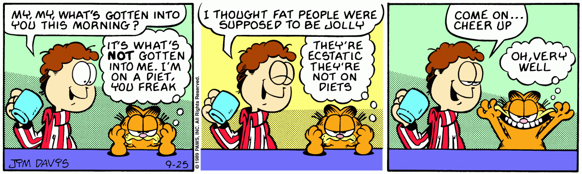 Garfield, September 25, 1989
