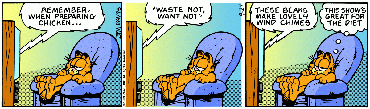 Garfield, September 27, 1989