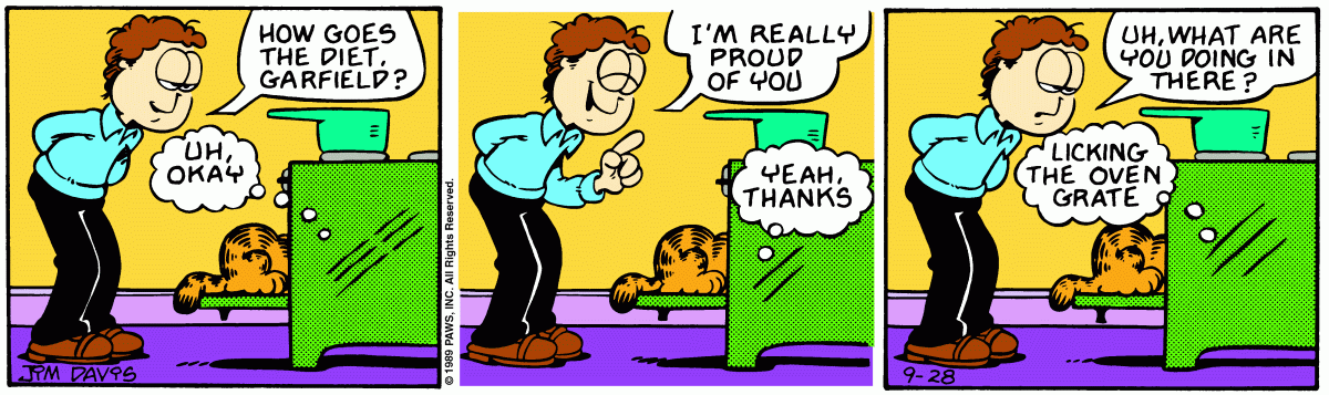 Garfield, September 28, 1989