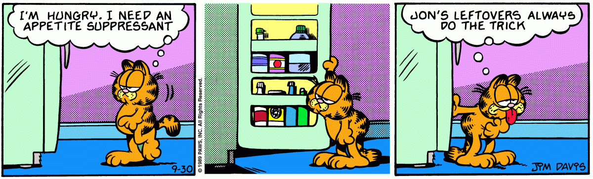 Garfield, September 30, 1989