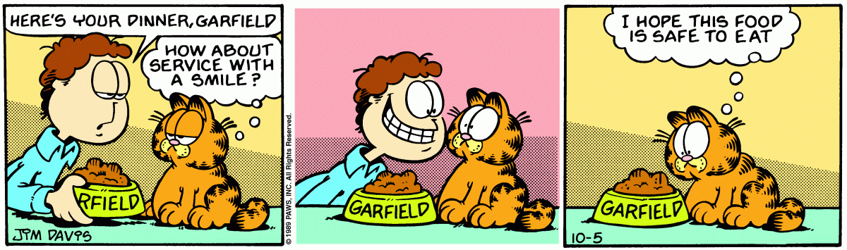 Garfield, October 5, 1989