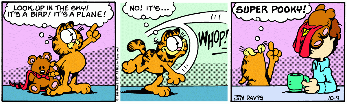 Garfield, October 9, 1989