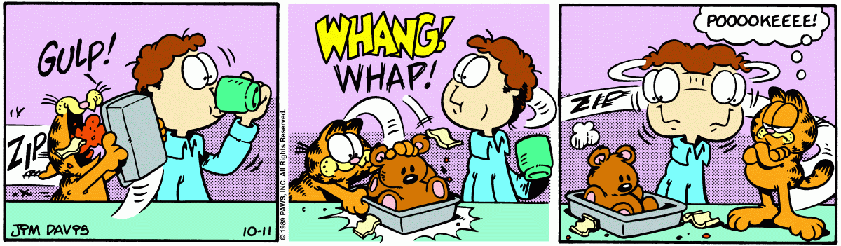 Garfield, October 11, 1989