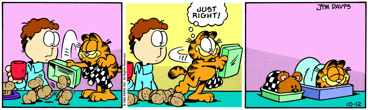Garfield, October 12, 1989