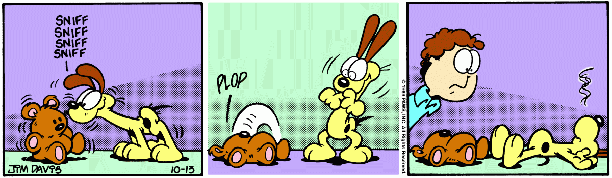 Garfield, October 13, 1989
