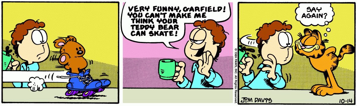 Garfield, October 14, 1989
