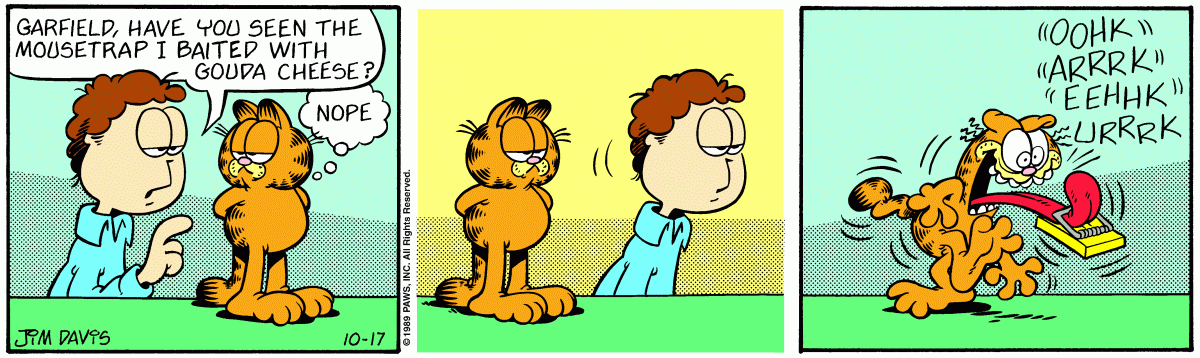 Garfield, October 17, 1989