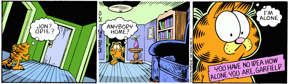 Garfield, October 24, 1989