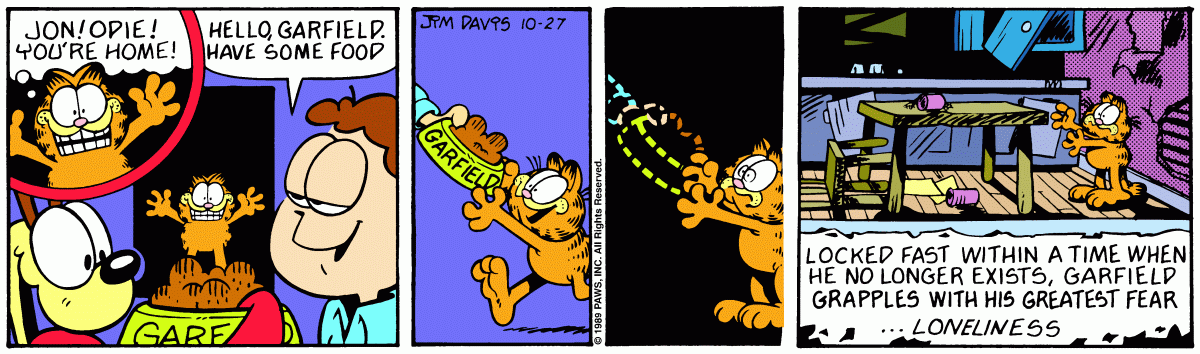 Garfield, October 27, 1989