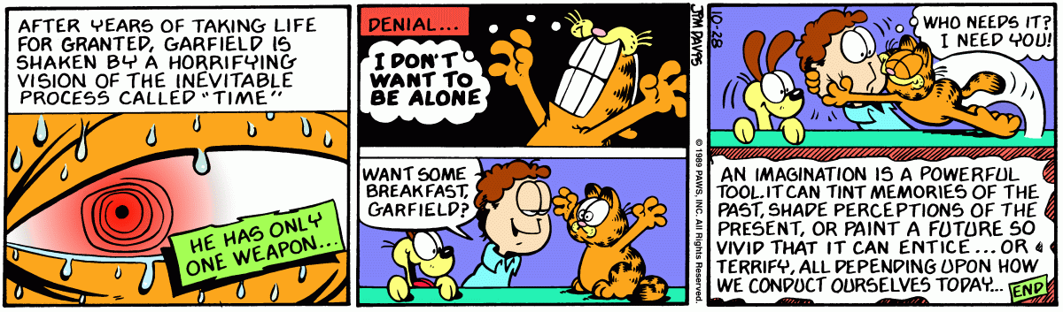 Garfield, October 28, 1989