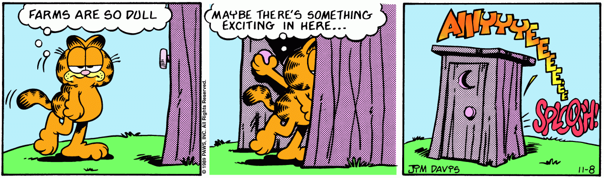 Garfield, November 8, 1989