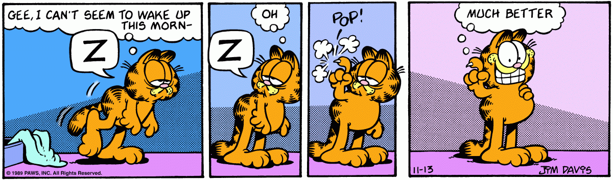 Garfield, November 13, 1989