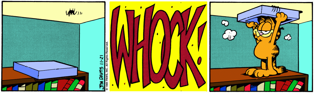 Garfield comic strip for Tuesday, November 21, 1989