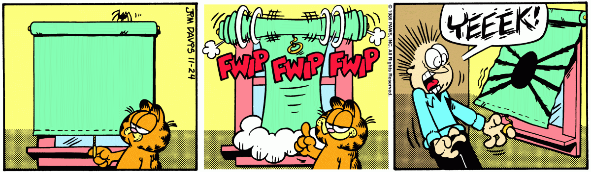 Garfield, November 24, 1989