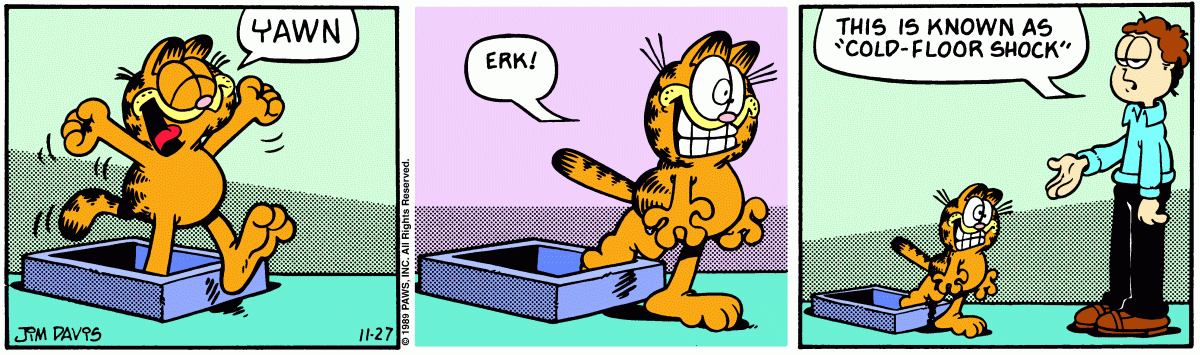 Garfield, November 27, 1989